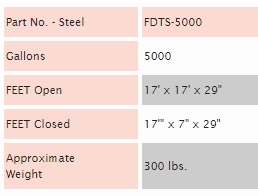 Fol-Da-Tank FDTS-5000 Information