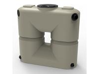 Bushman Slimline Water Storage Tank (Dark Brown) - 130 Gallon
