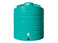 Enduraplas Ribbed Vertical Chemical Storage Tank - 4000 Gallon