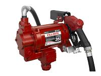 Fill-Rite FR310VB 115/230V High Flow AC Pump with Hose and Automatic Nozzle - 35 GPM