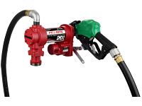 Fill-Rite FR4210HD 12V Fuel Transfer Pump (Suction Pipe, 12' Hose & Auto Nozzle) - 20 GPM