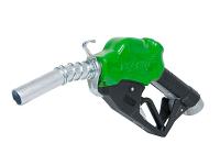 Fill-Rite N100DAU13G 1" 5-40 GPM (19-150 LPM) Ultra High Flow Automatic Nozzle with Hook (Green)