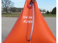 Husky Flyer Helicopter Transportable Gray Water Tank - 134 Gallon