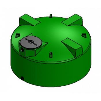 Custom Roto-Molding 1100 Gallon Water Storage Tank 1