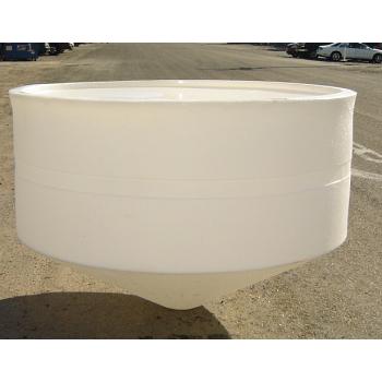 Custom Roto-Molding 600 Gallon Open Top Cone Bottom Tank 1