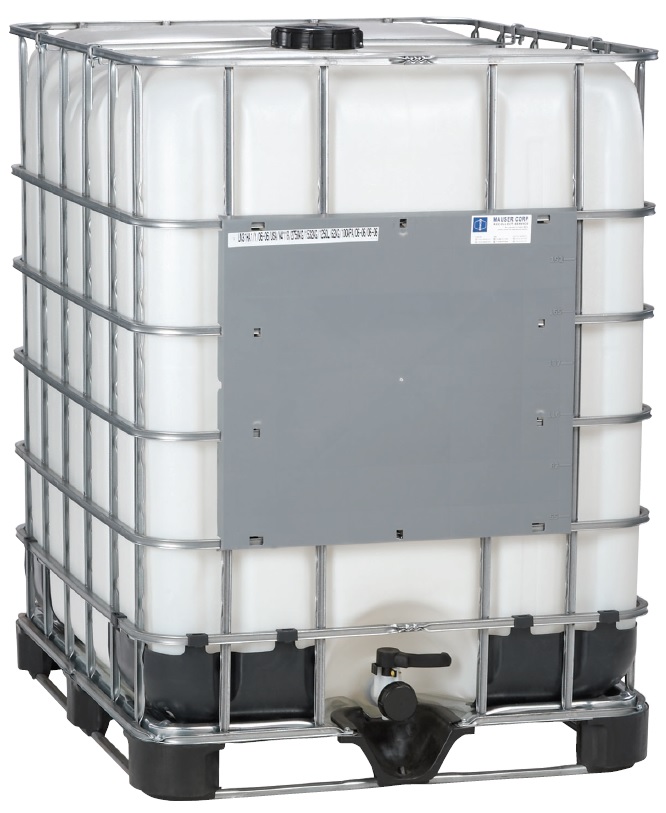 330 Gallon Plastic Tote with Metal Cage NEW