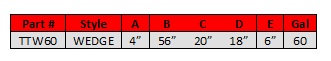 ATI Fuel Tank Sizes