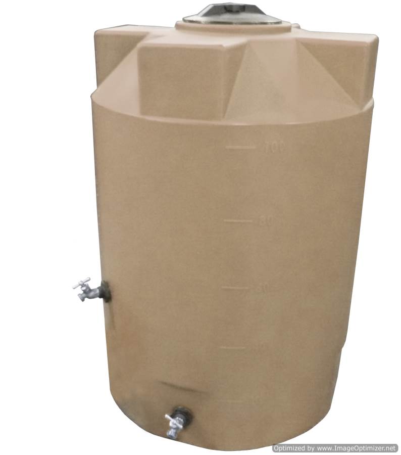 100 Gallon Bushman (Formerly Poly-Mart) Emergency Water Storage Tank -  Rainwater Collection and Stormwater Management