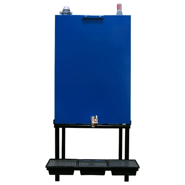 Fluidall Single Wall Gravity Feed Oil Tank Package - 200 Gallon