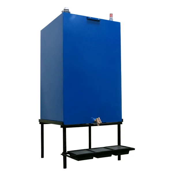 Fluidall Single Wall Gravity Feed Oil Tank Package - 400 Gallon