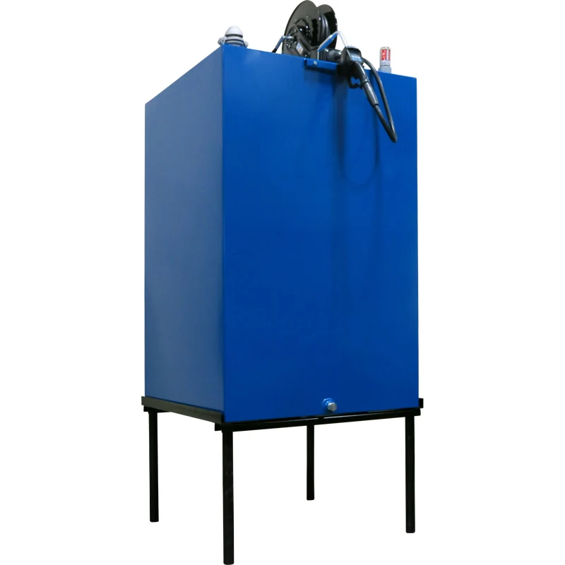 Fluidall Single Wall Oil Tank / Fluidall 3:1 Pump Package / Non-Preset Dispenser - 400 Gallon