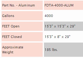 Fol-Da-Tank FDTA-4000 Information