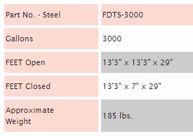 Fol-Da-Tank FDTS-3000 Information