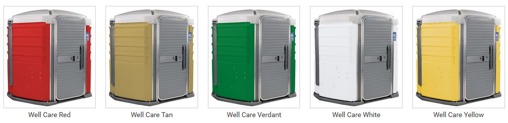 PolyJohn Portable Toilet Colors