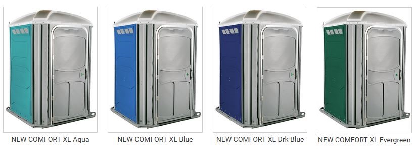 PolyJohn Portable Toilet Colors