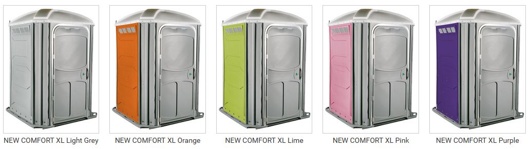 PolyJohn Portable Toilet Colors