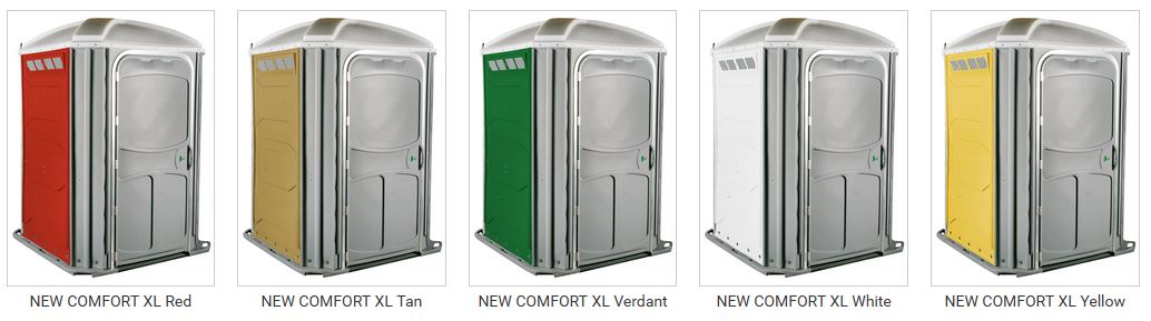 PolyJohn Portable Toilet Colors