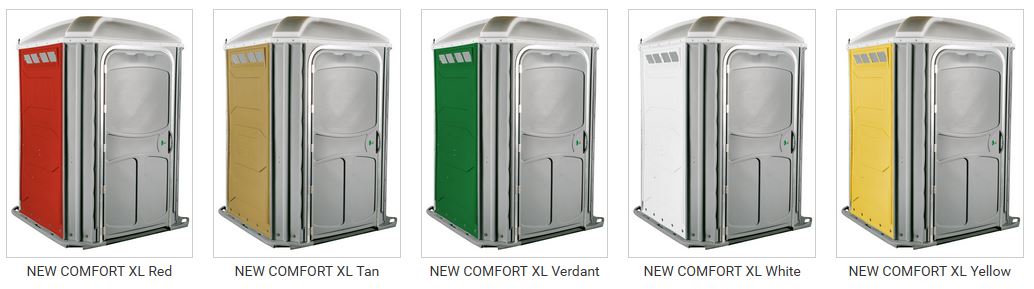 PolyJohn Portable Toilet Colors