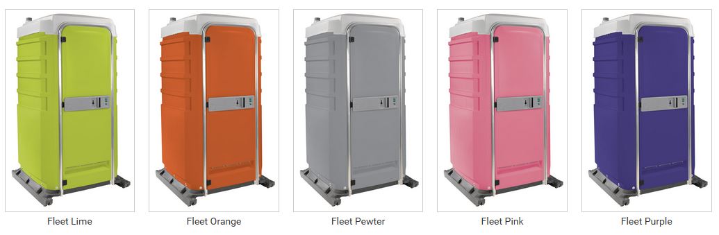 PolyJohn Portable Toilet Colors