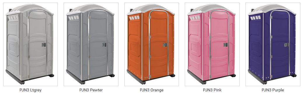 PolyJohn Portable Toilet Colors