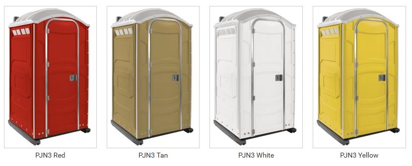 PolyJohn Portable Toilet Colors