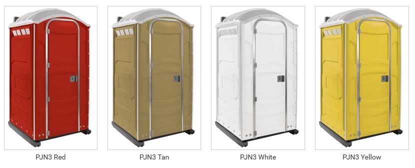 PolyJohn Portable Toilet Colors