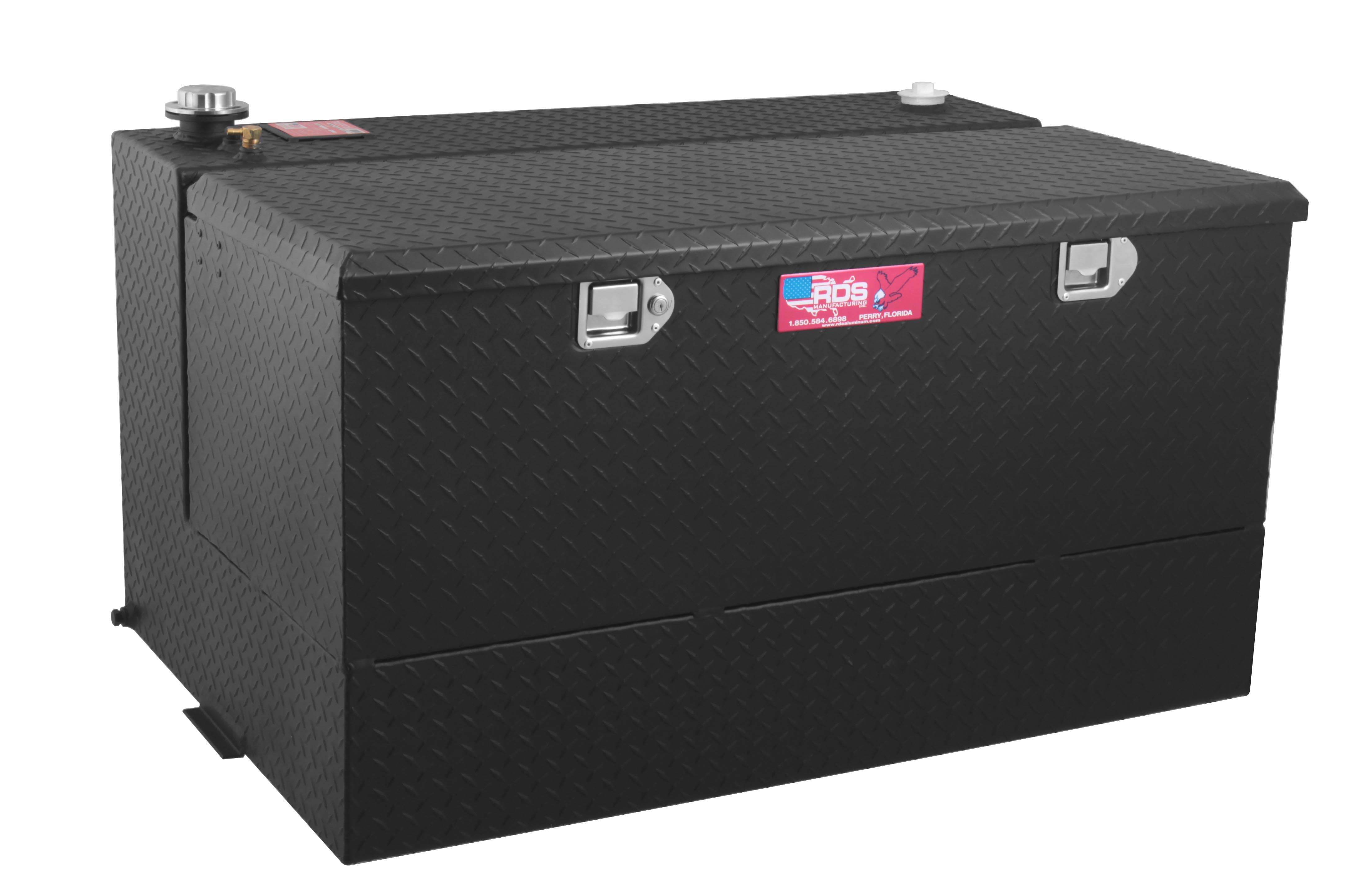 RDS 95 Gallon Refueling Tank & Toolbox Combo (Black)