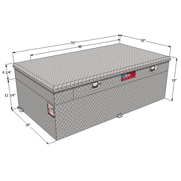 RDS 91 Gallon Diesel Auxiliary Tank & Toolbox Combo