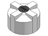 Custom Roto-Molding 55 Gallon Closed Head Cone Bottom Tank