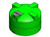 Custom Roto-Molding 750 Gallon Water Storage Tank (Short)