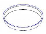 Duracast Round Open Top Aquaculture Tank - 100 Gallon