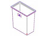 Duracast Rectangular Open Top Aquaculture Tank - 37 Gallon