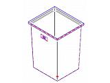 Duracast Rectangular Open Top Aquaculture Tank - 89 Gallon