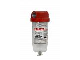 Fill-Rite F1810HC1 1" NPT Inlet & Outlet 18 GPM (68 LPM) Water Sensing Fuel Filter with Drain (Clear)
