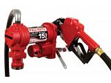 Fill-Rite FR610HA 115V Fuel Transfer Pump (Unleaded Auto Nozzle, Hose, Suction Pipe) - 15 GPM