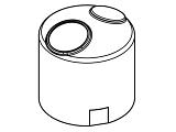 Norwesco Vertical Chemical Storage Tank - 22 Gallon