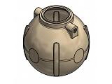 Norwesco Low Profile Sphere Water Cistern - 300 Gallon