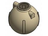 Norwesco Low Profile Sphere Water Cistern - 525 Gallon