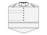 Norwesco Cone Bottom Tank - 1050 Gallon