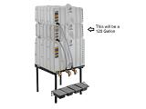 Snyder Cubetainer Gravity Feed System - 80/120/120 Gallon