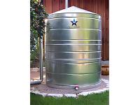 Stainless Steel Water Storage Cistern Tank - 830 Gallon