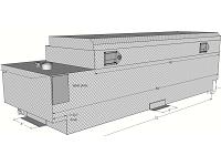 ATI 58 Gallon Diesel Auxiliary Tank & Toolbox Combo