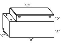 ATI Custom Rectangular Aluminum Fuel Tank & Toolbox Combo