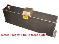 ATTA 40 Gallon Diesel Auxiliary Fuel Tank (Treadplate Finish)