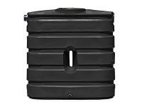 Bushman Slimline Ribbed Rainwater Tank (Black) - 130 Gallon