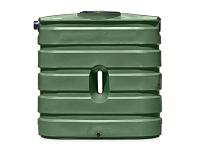 Bushman Slimline Ribbed Water Storage Tank (Dark Green) - 130 Gallon