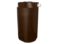 Bushman Rain Harvesting Storage Tank - 125 Gallon (Dark Brown)