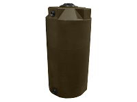 Bushman Vertical Water Storage Tank - 150 Gallon (Dark Brown)