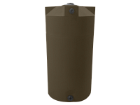 Bushman Vertical Water Storage Tank - 250 Gallon (Dark Brown)