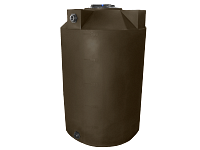 Bushman Vertical Water Storage Tank - 500 Gallon (Dark Brown)